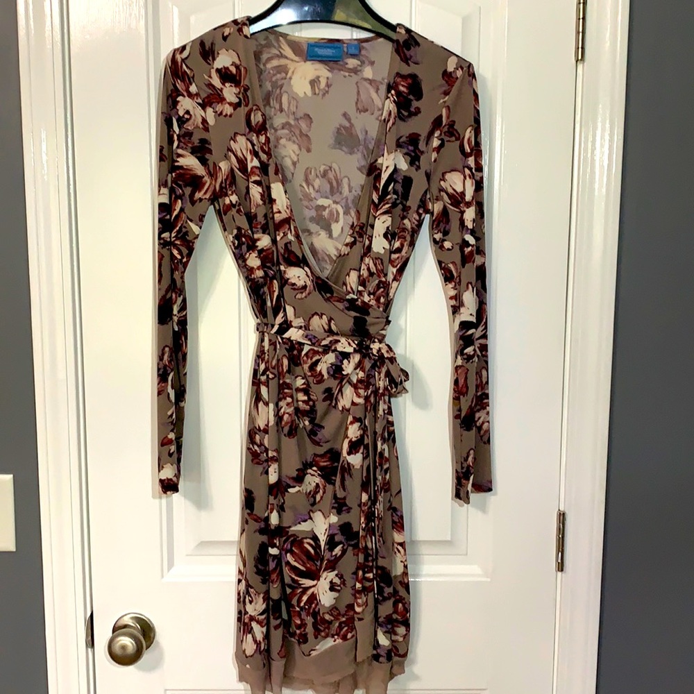 Simply Very Purple Floral Wrap Dress